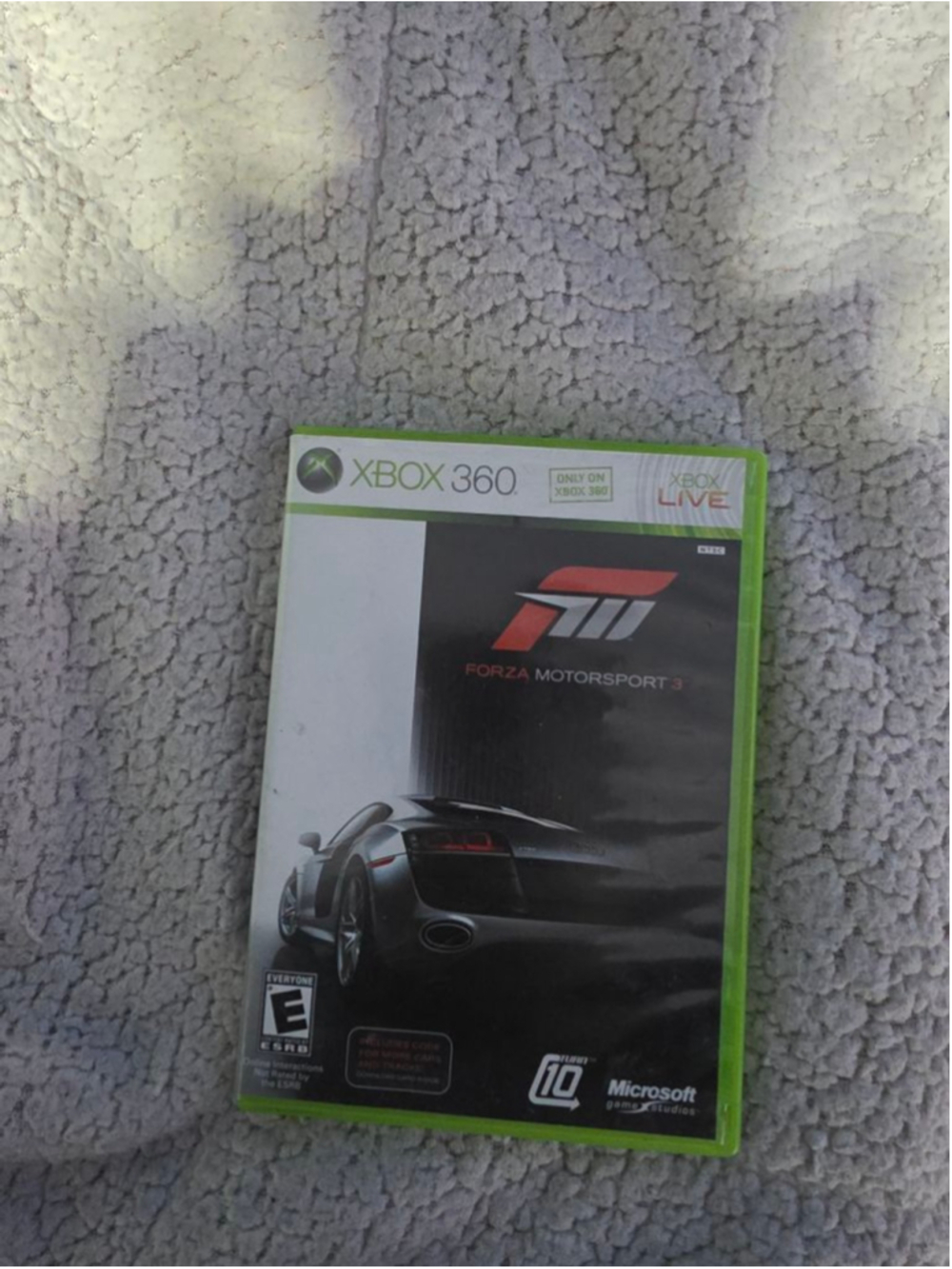 Microsoft Forza Motorsport 3 Xbox 360 Video Game One Size Green Black